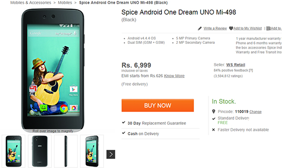 The New Android One  Released by Micromax on 15th September