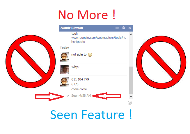 How to Disable Facebook Seen Feature?