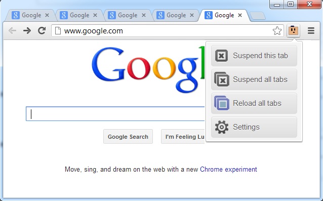 Great Suspender Chrome extension puts tabs to sleep to speed up your computer