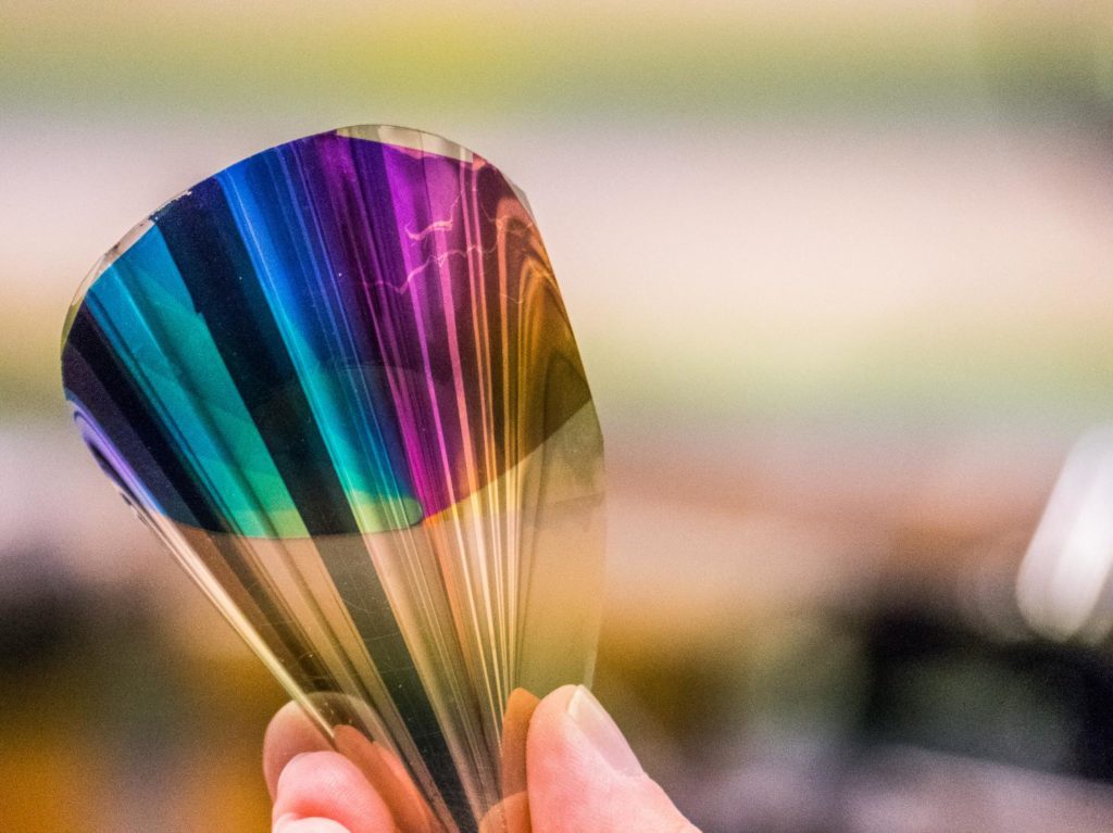 Bendable Electronic Paper Displays Whole Color Range