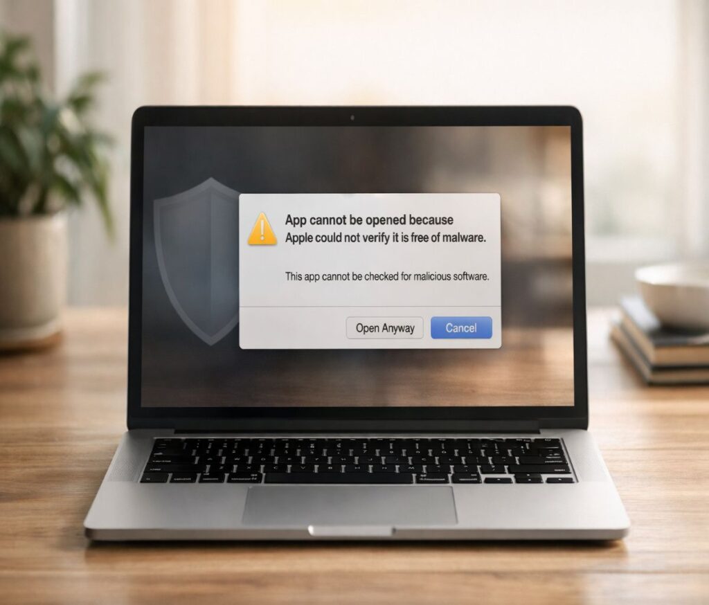 Apple Could Not Verify is Free of Malware