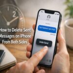 how to delete sent messages on iphone from both sides