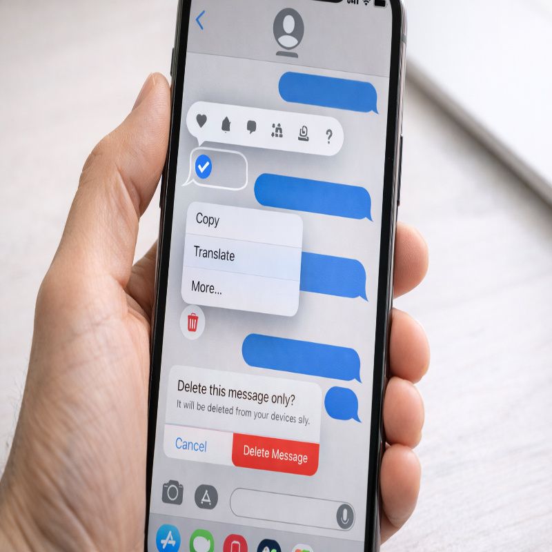 how to delete messages on iphone